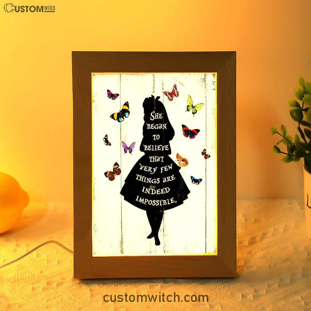 Believe That Very Few Things Are Impossible - Butterfly Decor For Bedroom, Kids, Baby Or Girls Room, Nursery Decor