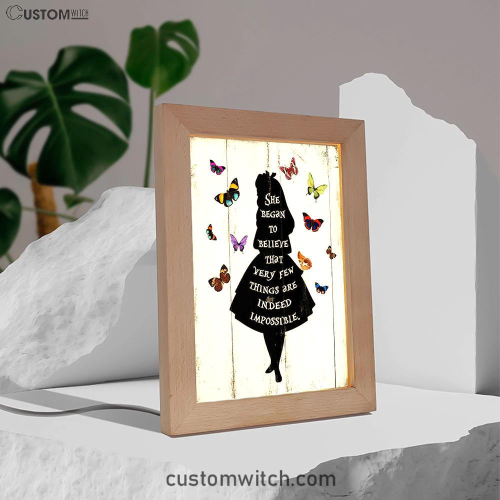 Believe That Very Few Things Are Impossible - Butterfly Decor For Bedroom, Kids, Baby Or Girls Room, Nursery Decor