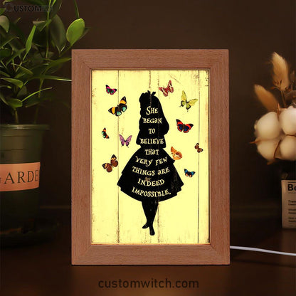 Believe That Very Few Things Are Impossible - Butterfly Decor For Bedroom, Kids, Baby Or Girls Room, Nursery Decor