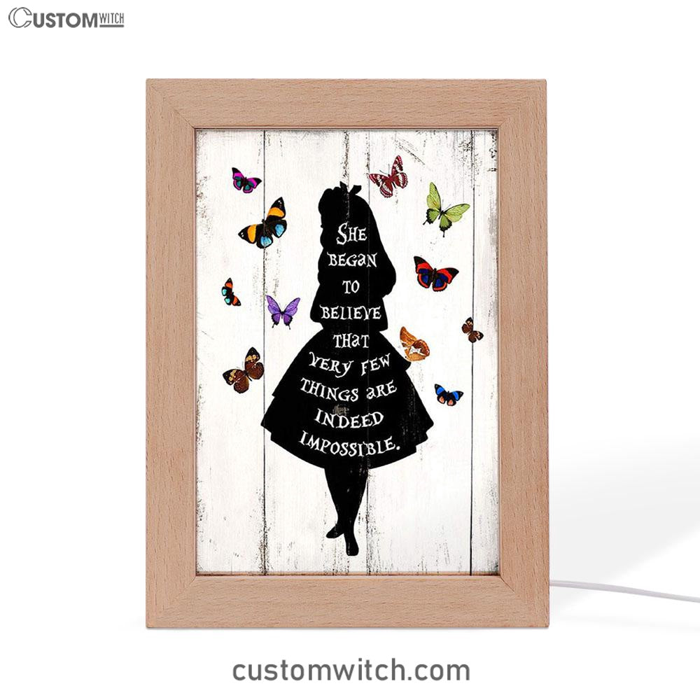Believe That Very Few Things Are Impossible - Butterfly Decor For Bedroom, Kids, Baby Or Girls Room, Nursery Decor
