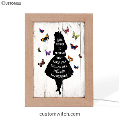 Believe That Very Few Things Are Impossible - Butterfly Decor For Bedroom, Kids, Baby Or Girls Room, Nursery Decor