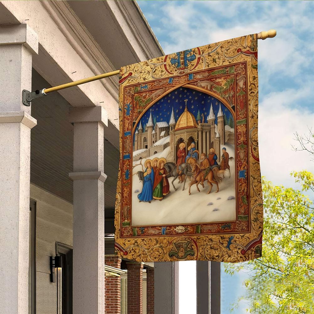 Bethlehem's Journey  Flag, Christmas Garden Flag, Home Decor Accessories, Christmas Outdoor Decor Ideas
