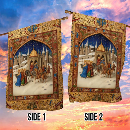 Bethlehem's Journey  Flag, Christmas Garden Flag, Home Decor Accessories, Christmas Outdoor Decor Ideas