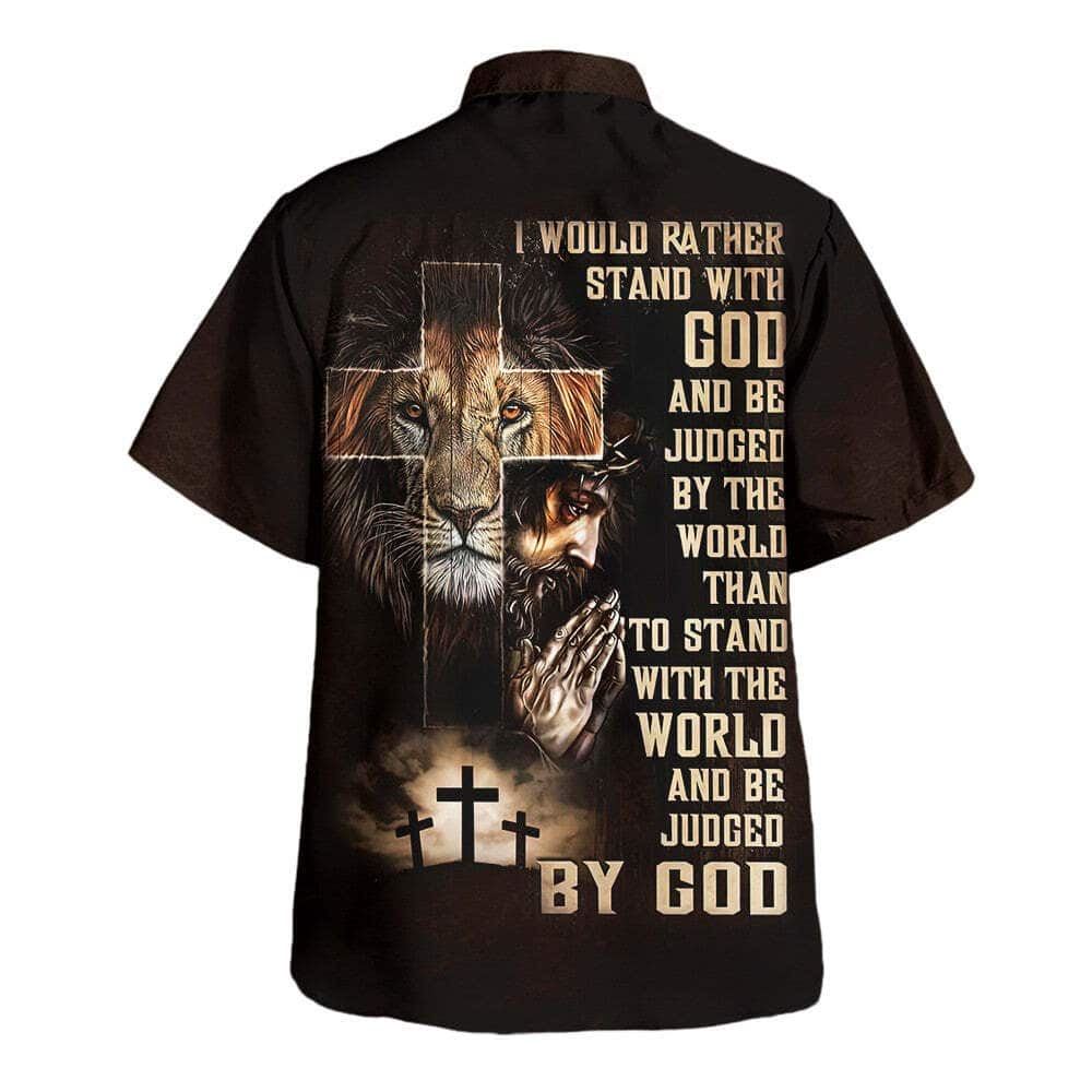 Bible Verse Faith Over Fear Christian Jesus Hawaiian Shirt For Men, Christian Hawaiian Shirt, Gift For Christian