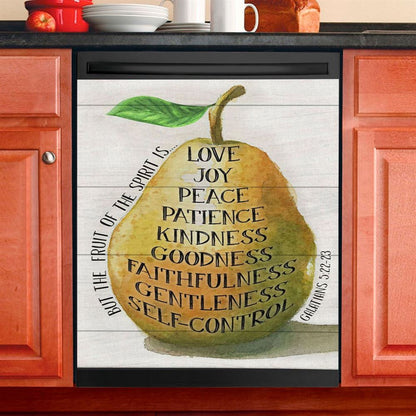 Bible Verse Galatians 522 23 The Fruit Of The Spirit Dishwasher Cover, Bible Verse Dishwasher Magnet Cover, Scripture Kitchen Decor