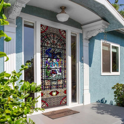 Birth Of Jesus Christ Door Cover, Christian Door Decor, Door Christian Church, Christian Door Plaques