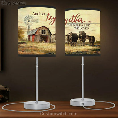Black Cow And So Together We Built A Life We Loved Lamb Gift Table Lamb - Christian Lamb Gift - Religious Art