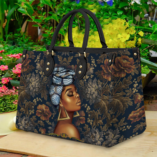 Black Woman 1 Leather Bag, Women's Pu Leather Bag, Best Mother's Day Gifts