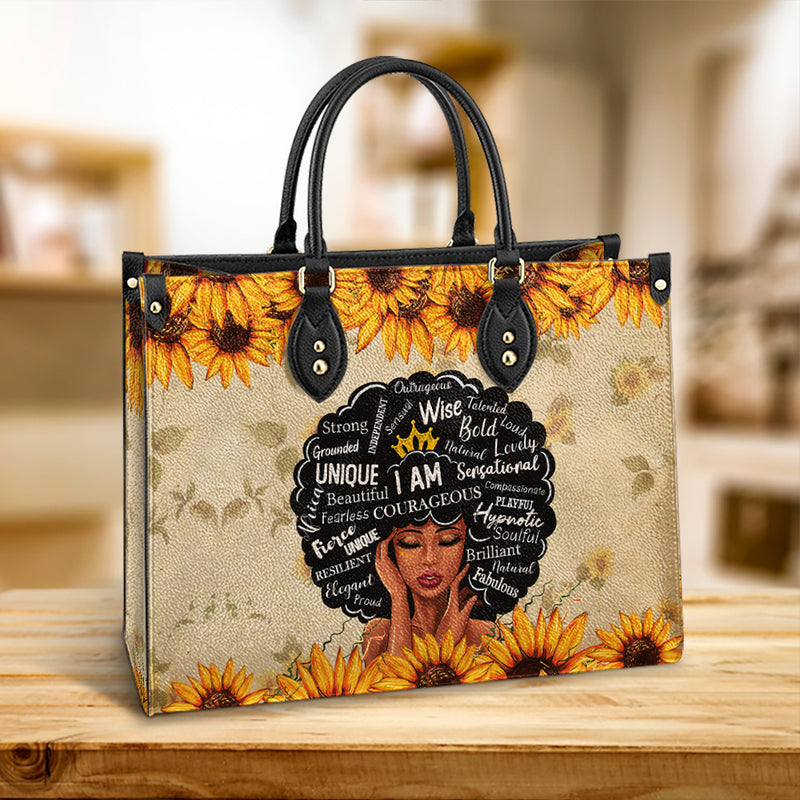 Black Woman Leather Bag, Women's Pu Leather Bag, Best Mother's Day Gifts