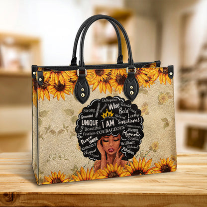 Black Woman Leather Bag, Women's Pu Leather Bag, Best Mother's Day Gifts