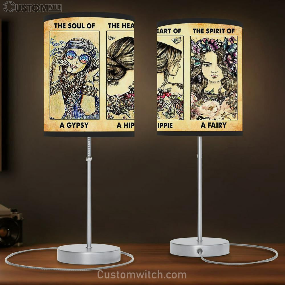 Bohemian Hippie Rustic Dragonfly Table Lamb Wall Decor - Encouragement Gifts for Women