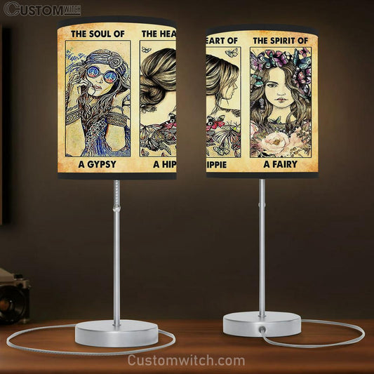 Bohemian Hippie Rustic Dragonfly Table Lamb Wall Decor - Encouragement Gifts for Women