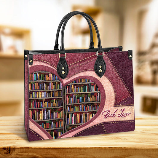 Book Lover 1 Leather Bag, Best Gifts For Book Lovers, Women's Pu Leather Bag