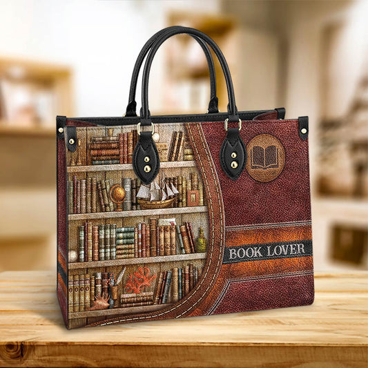 Book Lovers 2 Leather Bag, Best Gifts For Book Lovers, Women's Pu Leather Bag