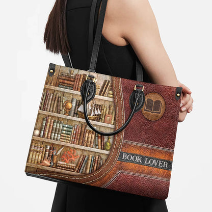 Book Lovers 2 Leather Bag, Best Gifts For Book Lovers, Women's Pu Leather Bag