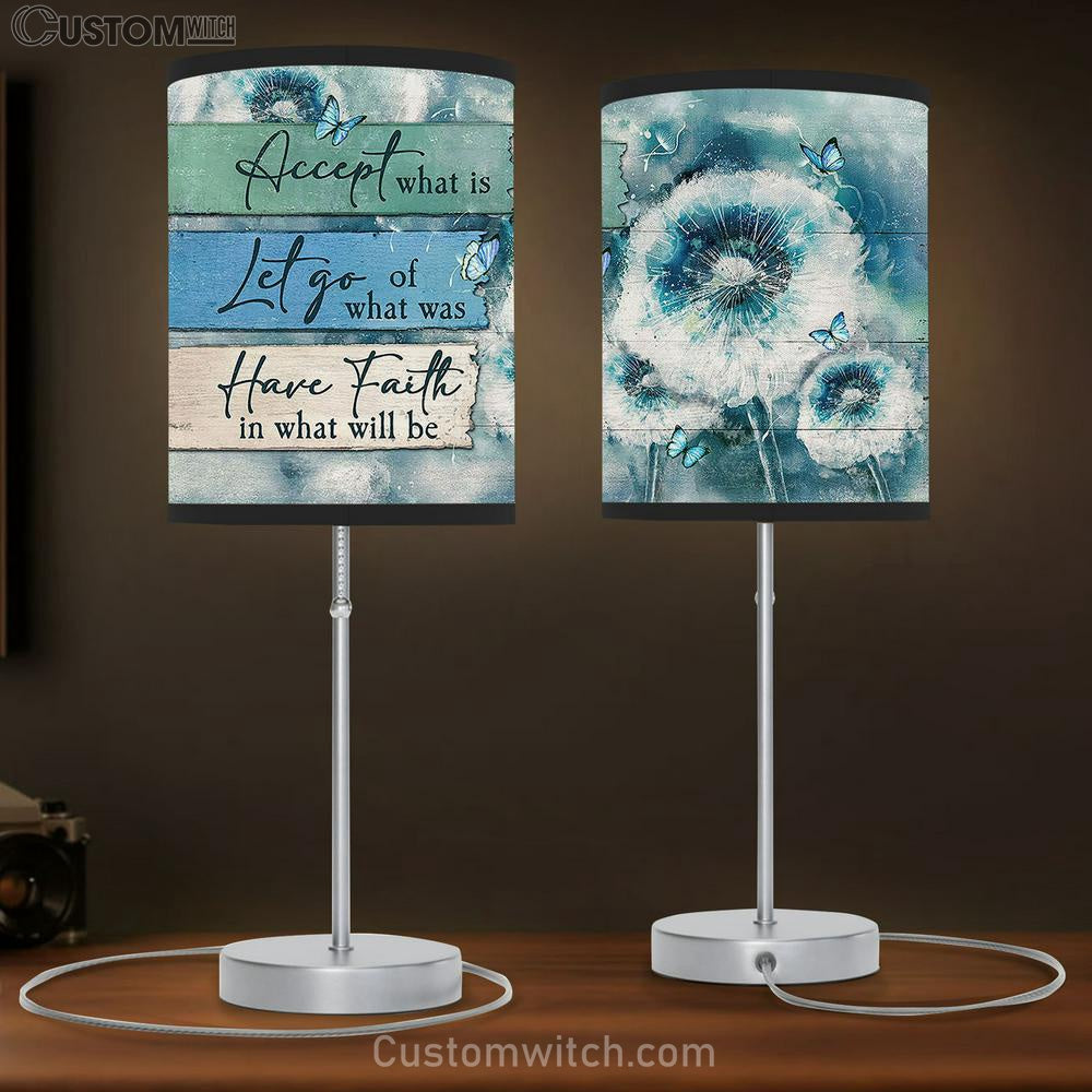 Brilliant Dandelion Flower Accept What Is Let Go Lamb Gift Table Lamb - Christian Lamb Gift - Religious Art