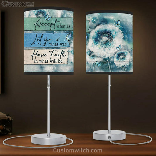 Brilliant Dandelion Flower Accept What Is Let Go Lamb Gift Table Lamb - Christian Lamb Gift - Religious Art