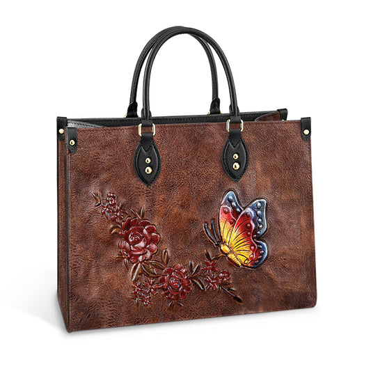 Butterfly Gorgeous Leather Bag, Women's Pu Leather Bag, Best Mother's Day Gifts
