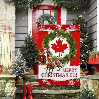 Canada Merry Christmas Eh Canadian Flag, Christmas Garden Flag, Home Decor Accessories, Christmas Outdoor Decor Ideas