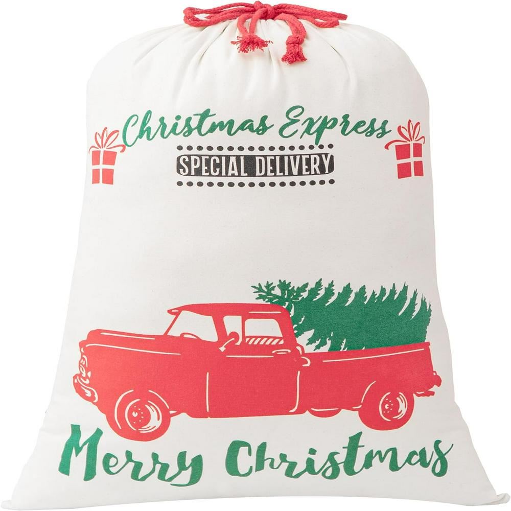 Car With Tree Christmas Sacks, Gift For Chidren, Christmas Bag Gift, Christmas Gift 2023