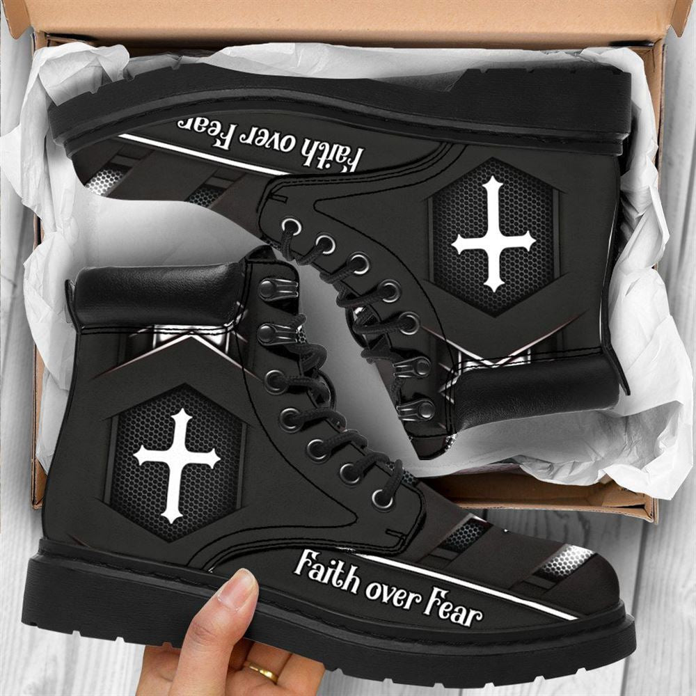Christ Print Boots, Jesus Christ Shoes, Christian Lifestyle Boots, Bib ...