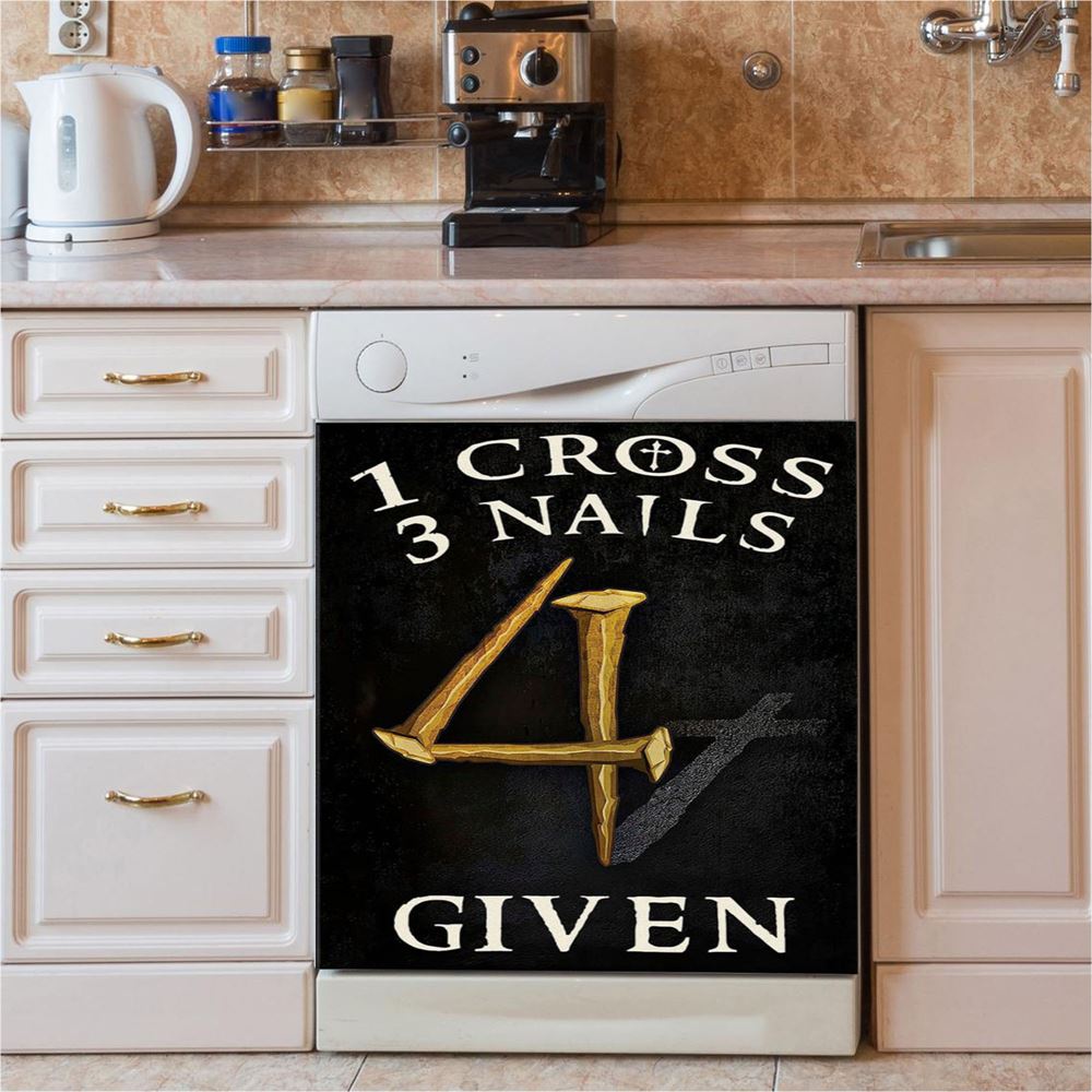 Christian 1 Samuel 127 For This Child I Prayed Dishwasher Cover, Bible Verse Dishwasher Magnet Cover, Scripture Kitchen Decor