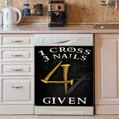 Christian 1 Samuel 127 For This Child I Prayed Dishwasher Cover, Bible Verse Dishwasher Magnet Cover, Scripture Kitchen Decor