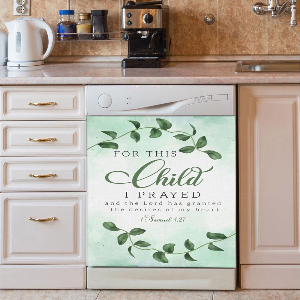 Christian Accept What Is Let Go Of What Was And Have Faith Dishwasher Cover, Bible Verse Dishwasher Magnet Cover, Scripture Kitchen Decor