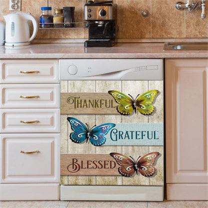 Christian Christmas Christmas Begins With Christ Dishwasher Cover, Bible Verse Dishwasher Magnet Cover, Scripture Kitchen Decor