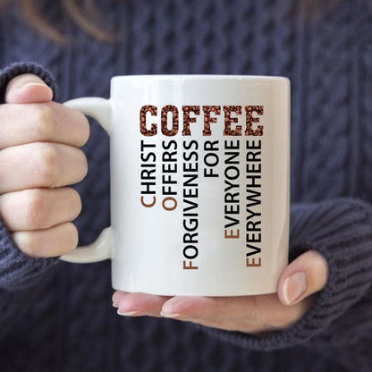 Christian Coffee Definition Coffee Mug, Christian Mug, Bible Mug, Faith Gift, Encouragement Gift