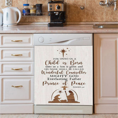 Christian Every Day Is A New Beginning Turtle Beach Dishwasher Cover, Bible Verse Dishwasher Magnet Cover, Scripture Kitchen Decor