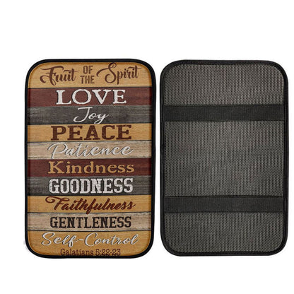 Christian Galatians 522-23 Fruit Of The Spirit Car Center Console Cover, Religious Car Armrest Accessories