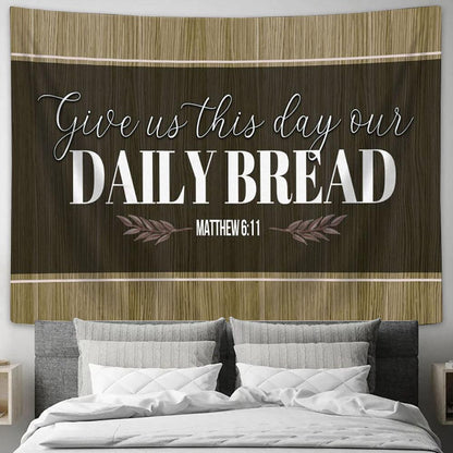 Christian Give Us This Day Our Daily Bread Canvas Print - Inspirational Canvas Art - Scripture Wall Art_4186 2