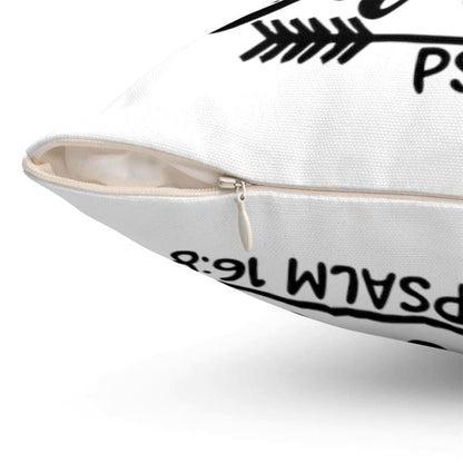 Christian Pillow, Jesus Pillow, Arrow Pillow, I Will Not Be Shaken Psalm 168 Pillow, Christian Throw Pillow, Inspirational Gifts, Best Pillow