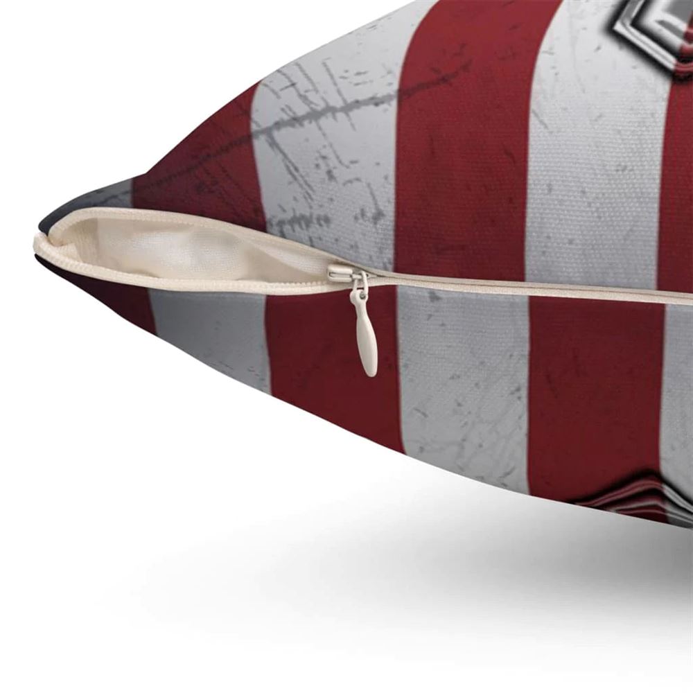 Christian Pillow, Jesus Pillow, Awesome American Flag Cross Pillow, Christian Throw Pillow, Inspirational Gifts, Best Pillow