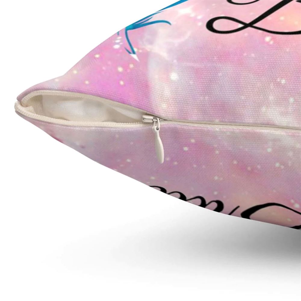 Christian Pillow, Jesus Pillow, Be Brave Feather Christian Pillow, Christian Throw Pillow, Inspirational Gifts, Best Pillow