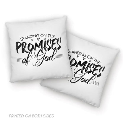 Christian Pillow, Jesus Pillow, Christian Pillows Standing On The Promises Of God Pillow, Christian Throw Pillow, Inspirational Gifts, Best Pillow