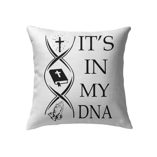 Christian Pillow, Jesus Pillow, Cross, Bible Book Pillow, It'S In My Dna Pillow, Christian Throw Pillow, Inspirational Gifts, Best Pillow
