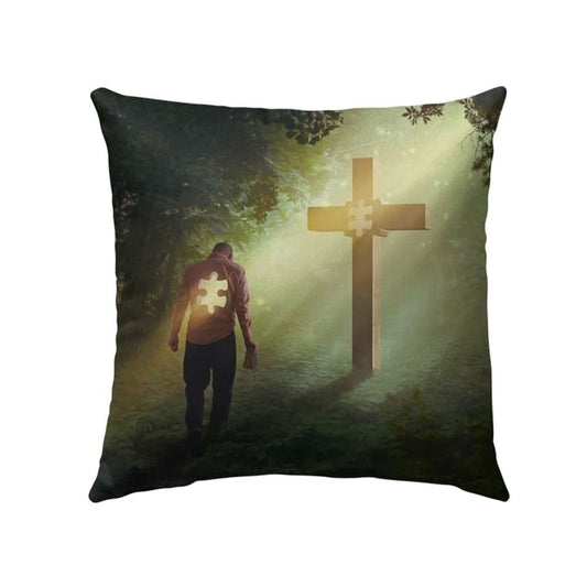 Christian Pillow, Jesus Pillow, Cross Pillow, Jesus Is The Anchor To My Soul Pillow, Christian Throw Pillow, Inspirational Gifts, Best Pillow