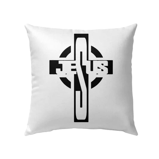 Christian Pillow, Jesus Pillow, Cross Pillow, Jesus On The Cross Pillow, Christian Throw Pillow, Inspirational Gifts, Best Pillow
