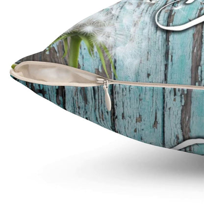 Christian Pillow, Jesus Pillow, Dandelion Pillow, Just Breathe Pillow, Christian Throw Pillow, Inspirational Gifts, Best Pillow