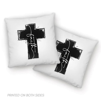 Christian Pillow, Jesus Pillow, Faith Cross Pillow, Christian Throw Pillow, Inspirational Gifts, Best Pillow