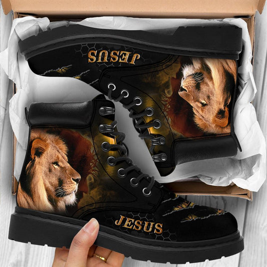 Christian Printed Boots, Christian Fashion Shoes, Christian Lifestyle Boots, Bible Verse Boots, Christian Apparel Boots