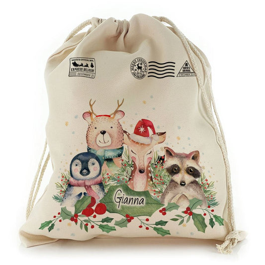 Christmas Animals Christmas Sack, Gift For Chidren, Christmas Bag Gift, Christmas Gift 2023