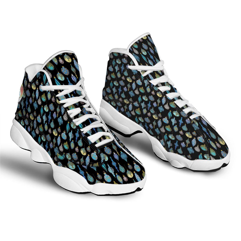 Christmas Basketball Shoes, Christmas Decorations Drawing Print Pattern Jd13 Shoes For Men Women, Christmas Fashion Shoes