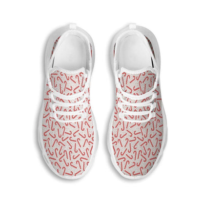 Christmas Candy Print Pattern White Max Soul Shoes For Men Women, Best Running Sneaker, Christmas Shoes, Winter Fashion Shoes