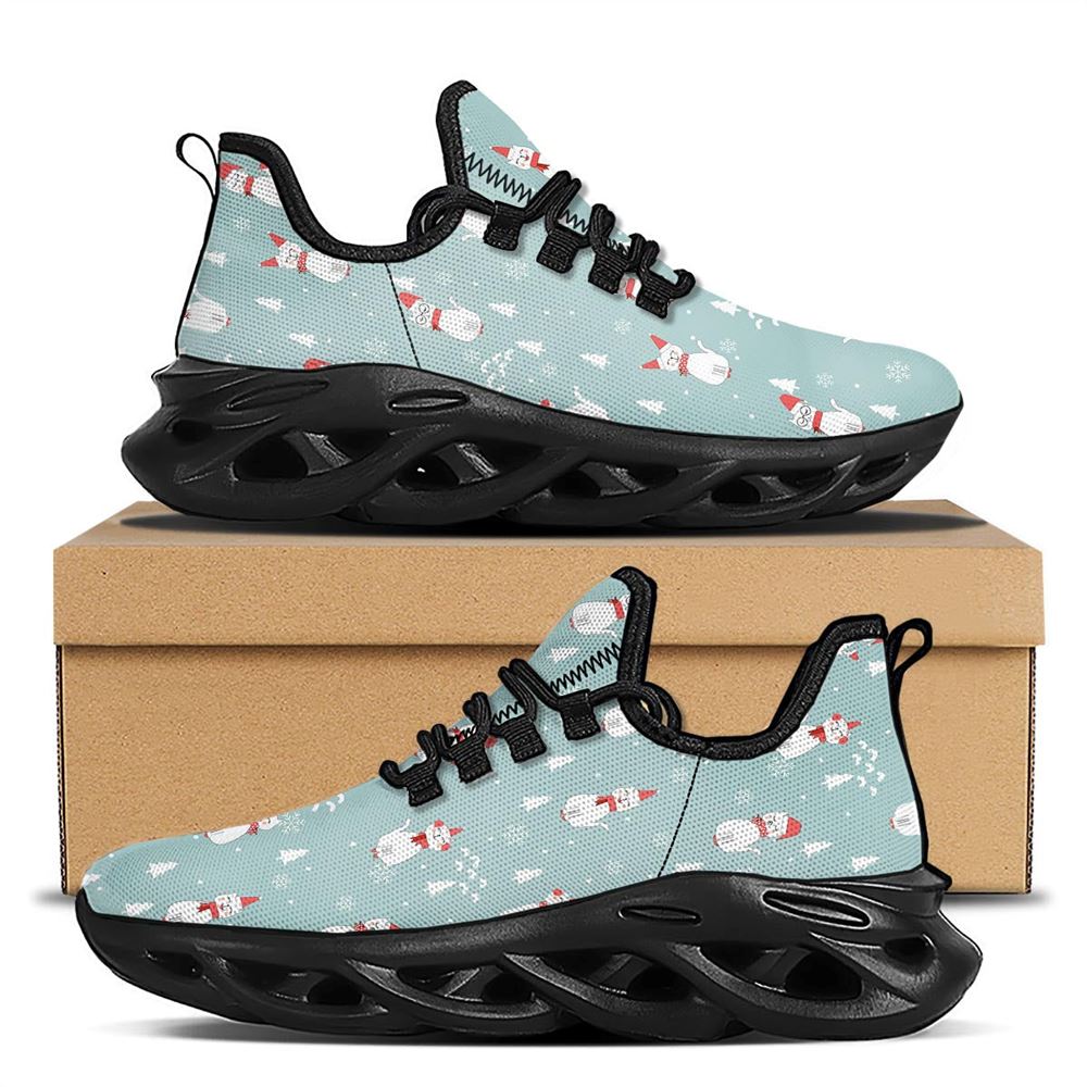 Christmas Cat Print Black Max Soul Shoes For Men Women, Best Running Sneaker, Christmas Shoes, Winter Fashion Shoes
