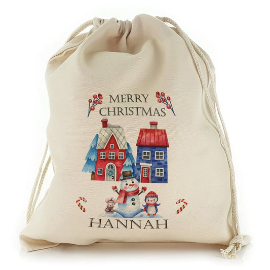 Christmas Characters and Houses Christmas Sack, Gift For Chidren, Christmas Bag Gift, Christmas Gift 2023