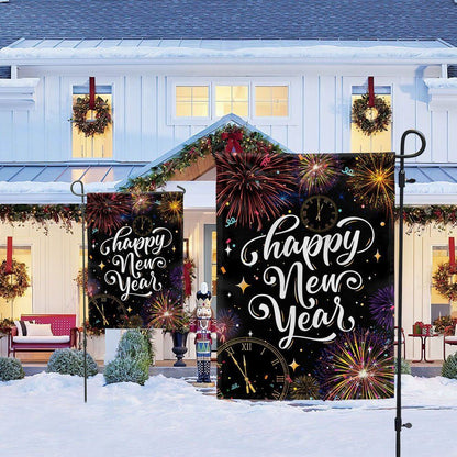 Christmas Flag Happy New Year Flag, Christmas Garden Flag, Home Decor Accessories, Christmas Outdoor Decor Ideas