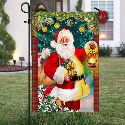 Christmas Flag Santa Claus Christmas Flag, Christmas Garden Flag, Home Decor Accessories, Christmas Outdoor Decor Ideas